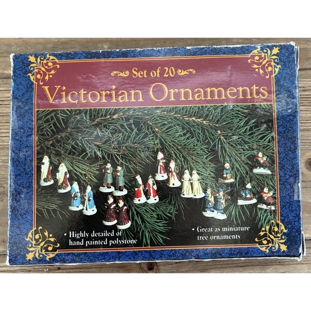 Set‎ Of 20 Victorian Ornaments Gift Co In